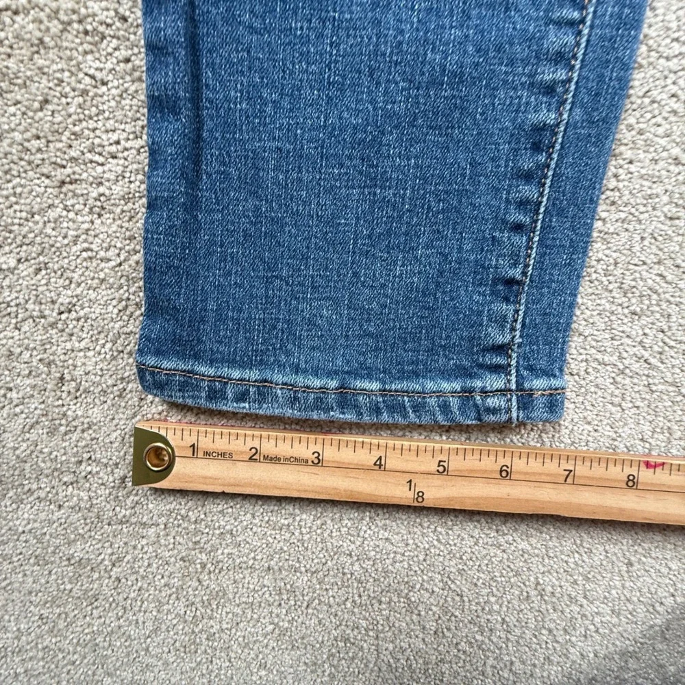 Levis Mid Rise Skinny Jeans Womens 27 Blue Medium Wash Denim Original Jean